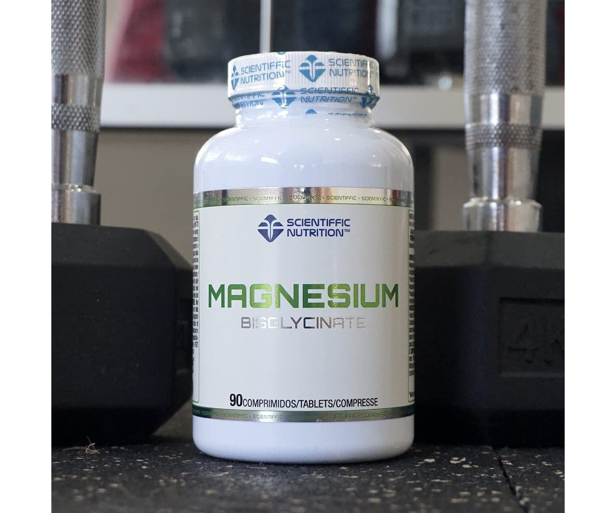 Scientiffic Nutrition Magnesium Bisglycinate + Vit B6 90 Tablets - Soutient la Fonction Musculaire et Nerveuse