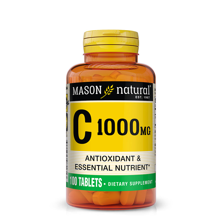 Mason Natural Vitamine C 1000mg 100 Comprimés (100 Servings)