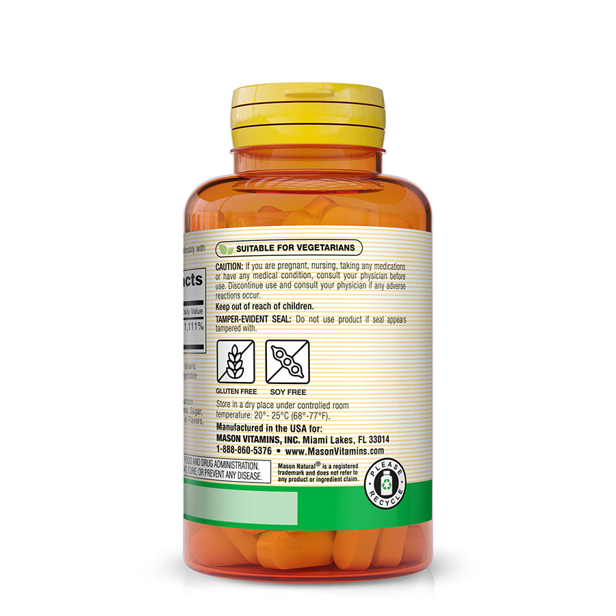 Mason Natural Vitamine C 1000mg 100 Comprimés (100 Servings)