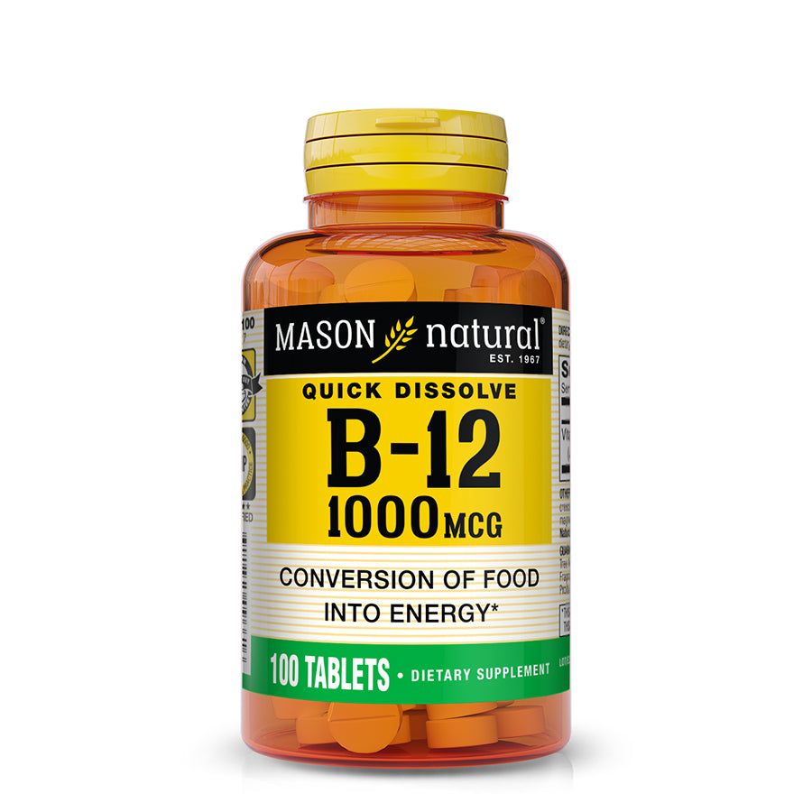 Mason Natural Vitamine B12 1000mcg 100 Comprimés